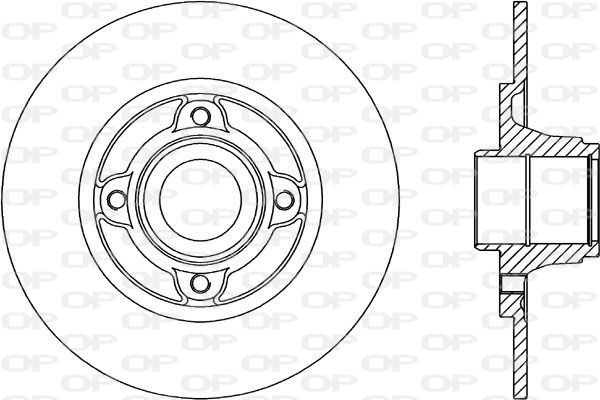 OPEN PARTS Jarrulevy BDA1461.10